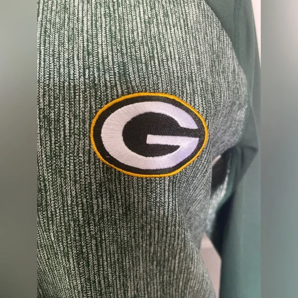 Green Bay Packers Antigua 1/4 Zip-Up Pullover Jacket men’s Size S women’s sizeM - Picture 5 of 9